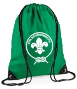 Kelly Green PE Bag Mock Up Front